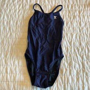 TYR Navy One Piece Swim Suit